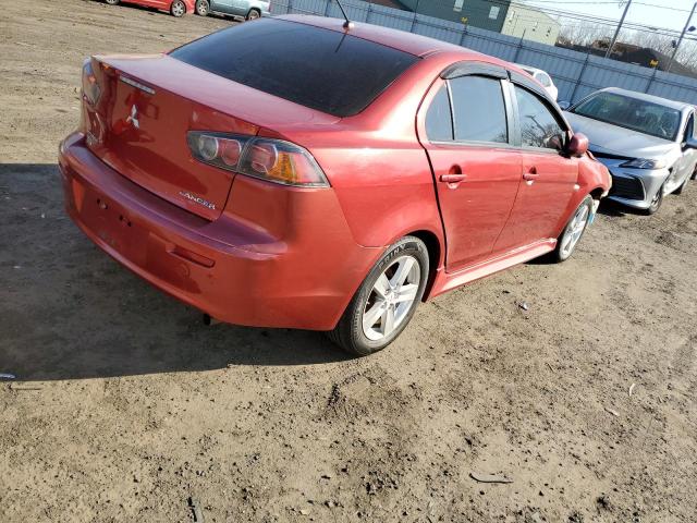 JA32V2FW6DU022938 - 2013 MITSUBISHI LANCER SE RED photo 3