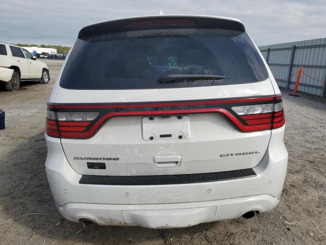 1C4SDHET3MC661430 - 2021 DODGE DURANGO CITADEL WHITE photo 6