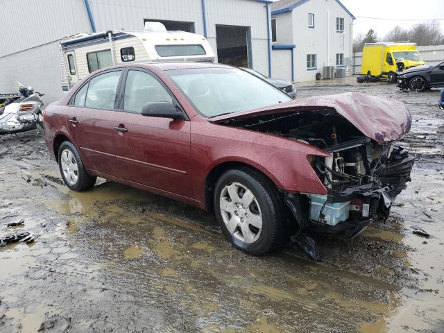 5NPET4AC3AH604269 - 2010 HYUNDAI SONATA GLS MAROON photo 4