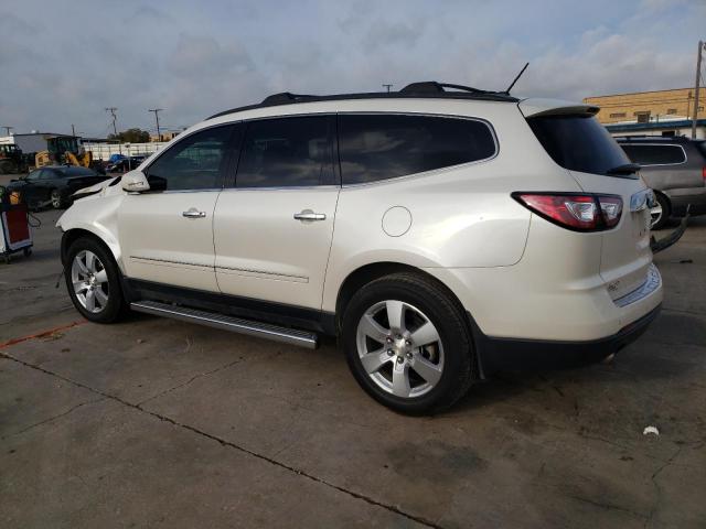 1GNKRJKD8EJ270767 - 2014 CHEVROLET TRAVERSE LTZ WHITE photo 2