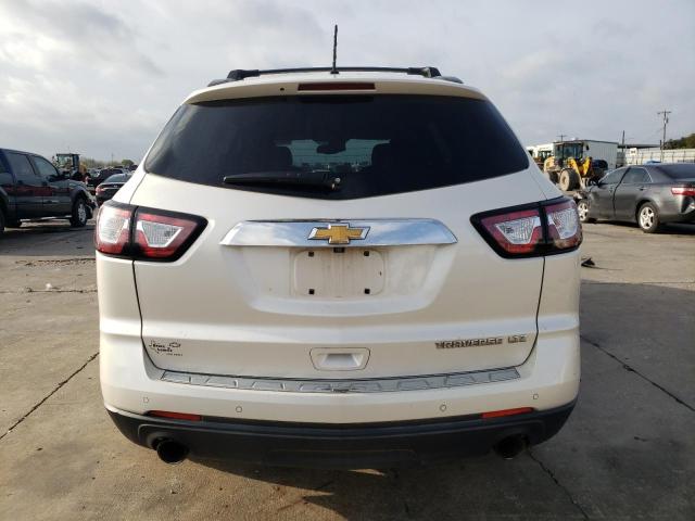 1GNKRJKD8EJ270767 - 2014 CHEVROLET TRAVERSE LTZ WHITE photo 6