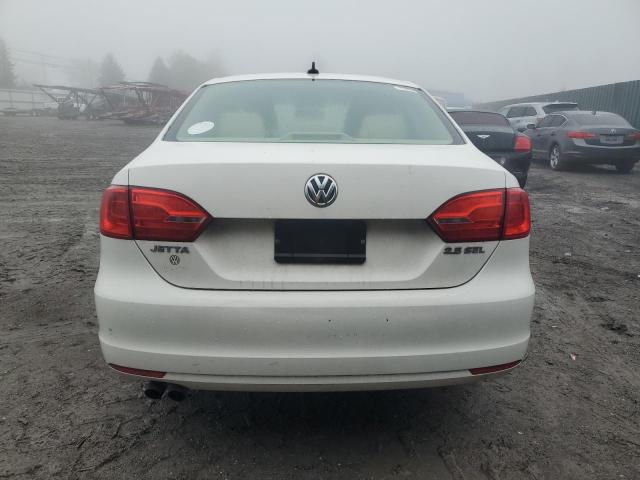 3VWLX7AJ6BM326603 - 2011 VOLKSWAGEN JETTA SEL WHITE photo 6