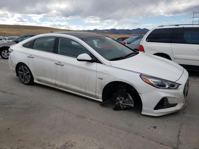 KMHE34L31KA094229 - 2019 HYUNDAI SONATA HYBRID WHITE photo 4