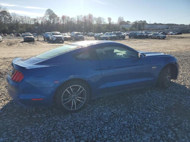 1FA6P8CFXH5338790 - 2017 FORD MUSTANG GT BLUE photo 3