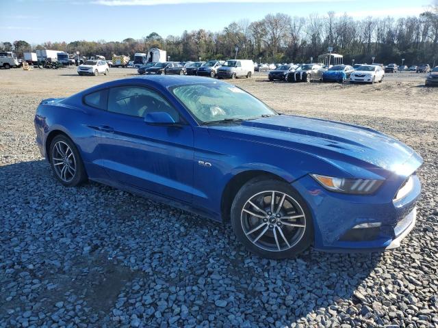 1FA6P8CFXH5338790 - 2017 FORD MUSTANG GT BLUE photo 4