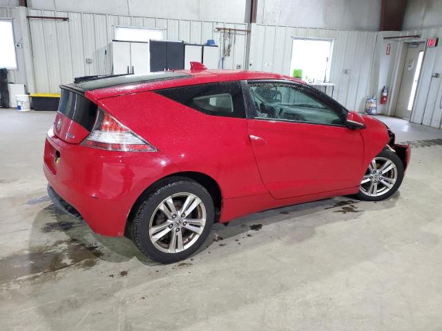 JHMZF1D67BS016423 - 2011 HONDA CR-Z EX RED photo 3