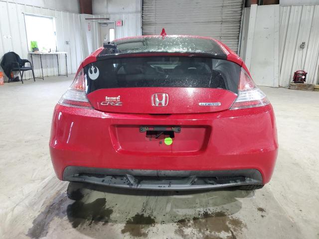 JHMZF1D67BS016423 - 2011 HONDA CR-Z EX RED photo 6