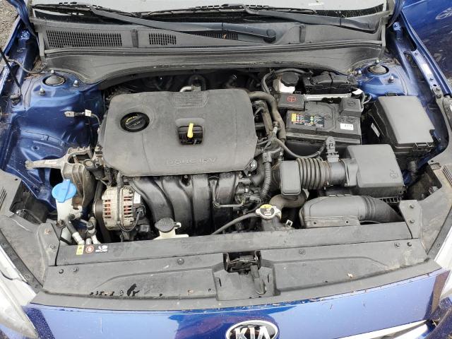 3KPF24ADXKE030016 - 2019 KIA FORTE FE BLUE photo 11