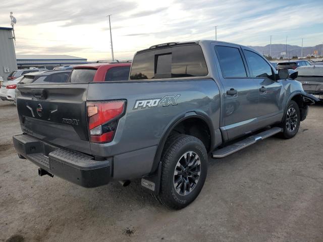 1N6AA1ED3MN532366 - 2021 NISSAN TITAN SV GRAY photo 3