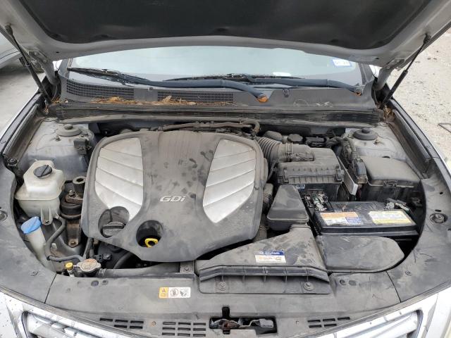 KMHFG4JG7CA184971 - 2012 HYUNDAI AZERA GLS GRAY photo 11