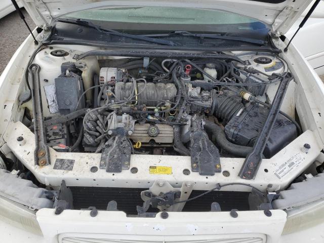 2G4WB55K811246274 - 2001 BUICK REGAL LS WHITE photo 11