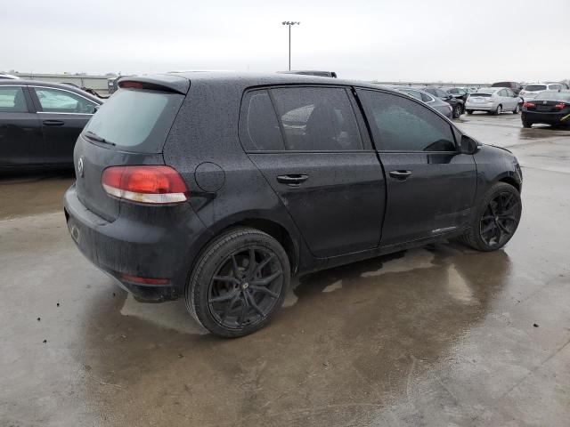 WVWDA7AJ0BW170583 - 2011 VOLKSWAGEN GOLF BLACK photo 3