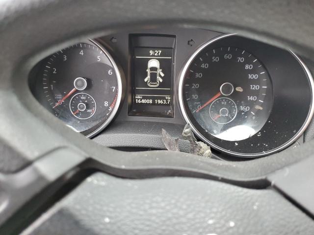 WVWDA7AJ0BW170583 - 2011 VOLKSWAGEN GOLF BLACK photo 9