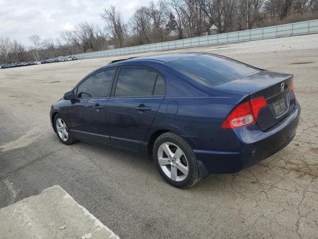 1HGFA16867L058733 - 2007 HONDA CIVIC EX BLUE photo 2