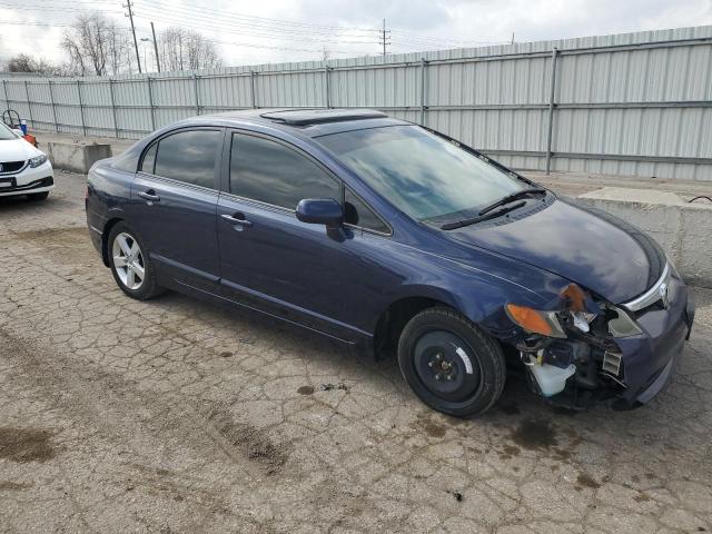 1HGFA16867L058733 - 2007 HONDA CIVIC EX BLUE photo 4