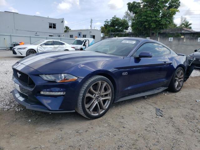 1FA6P8CF7K5122323 - 2019 FORD MUSTANG GT BLUE photo 1