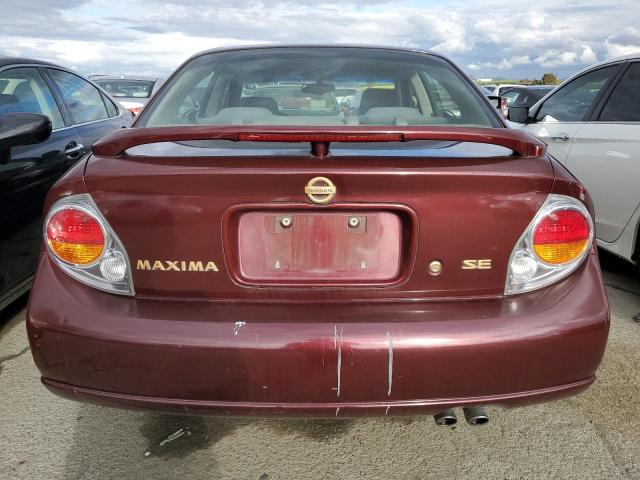 JN1DA31A22T318410 - 2002 NISSAN MAXIMA GLE BURGUNDY photo 6