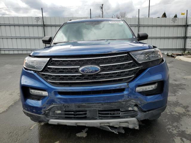 1FMSK7DHXPGB20154 - 2023 FORD EXPLORER XLT BLUE photo 5