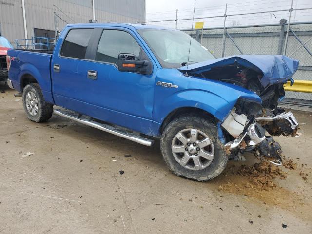 1FTFW1EF1EFB71369 - 2014 FORD F150 SUPERCREW BLUE photo 4