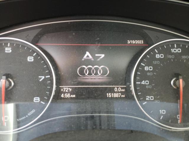 WAUSGAFC0CN022239 - 2012 AUDI A7 PRESTIGE BLACK photo 9