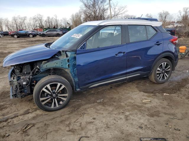 3N1CP5CU3KL560608 - 2019 NISSAN KICKS S BLUE photo 1