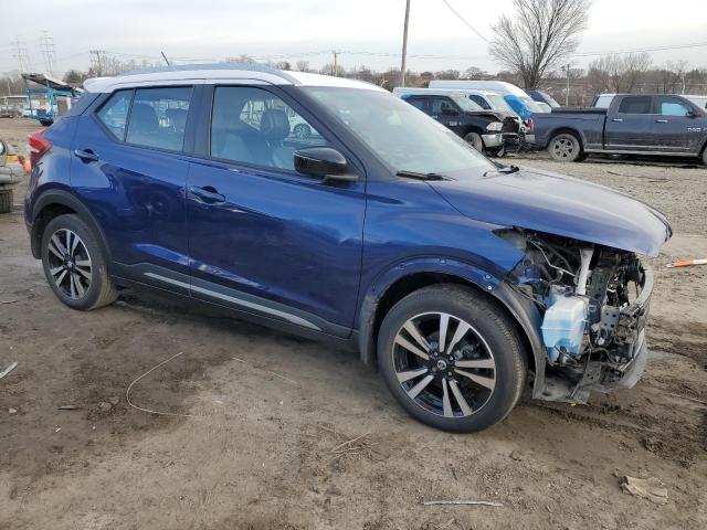 3N1CP5CU3KL560608 - 2019 NISSAN KICKS S BLUE photo 4