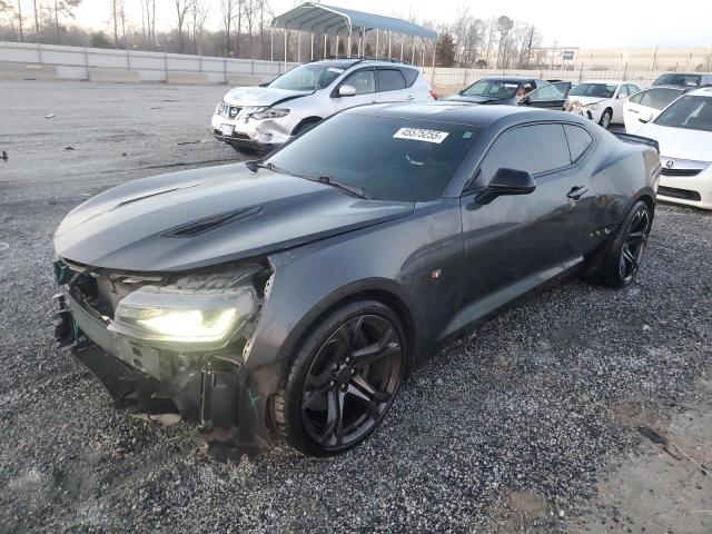 1G1FE1R72J0148372 - 2018 CHEVROLET CAMARO SS GRAY photo 1