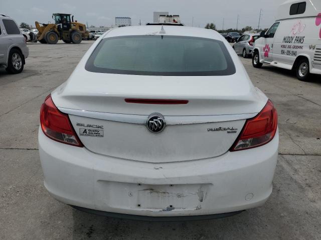 W04GN5EC6B1113216 - 2011 BUICK REGAL CXL WHITE photo 6