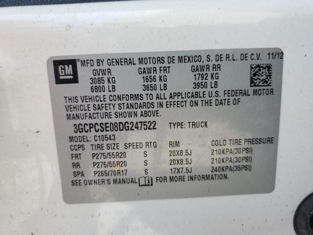 3GCPCSE08DG247522 - 2013 CHEVROLET silverado C1500 LT BEIGE photo 13