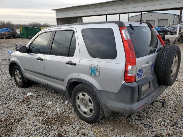 SHSRD68546U409040 - 2006 HONDA CR-V LX SILVER photo 2