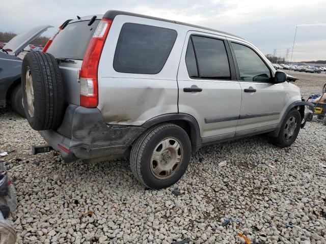 SHSRD68546U409040 - 2006 HONDA CR-V LX SILVER photo 3