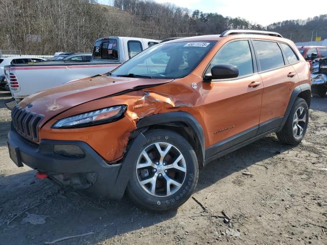 1C4PJMBS4FW569926 - 2015 JEEP CHEROKEE TRAILHAWK ORANGE photo 1
