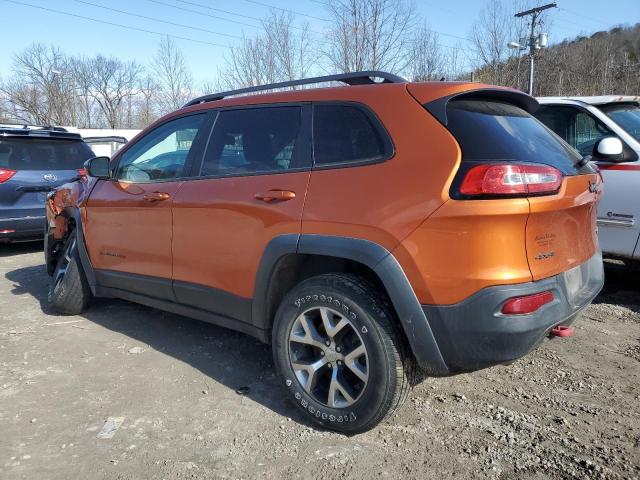 1C4PJMBS4FW569926 - 2015 JEEP CHEROKEE TRAILHAWK ORANGE photo 2