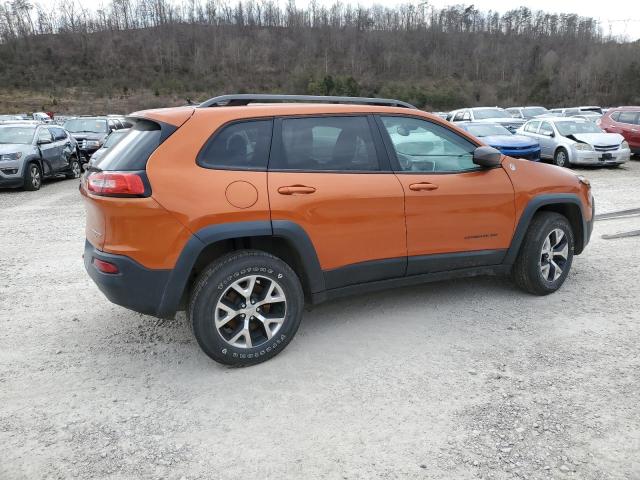 1C4PJMBS4FW569926 - 2015 JEEP CHEROKEE TRAILHAWK ORANGE photo 3