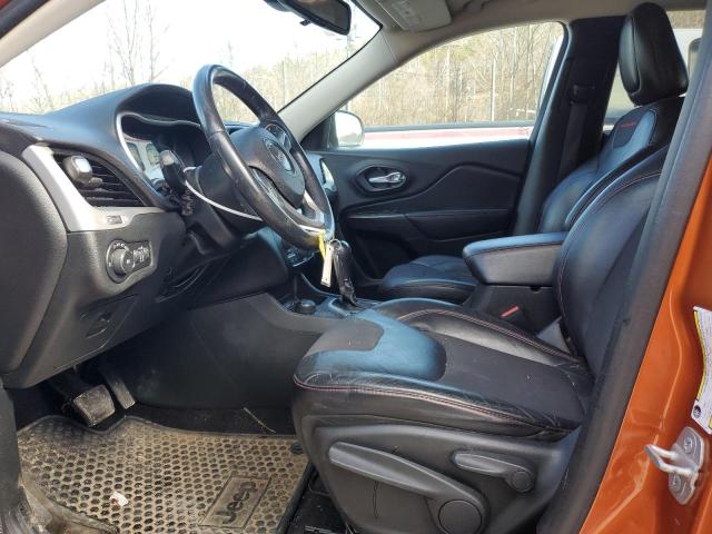 1C4PJMBS4FW569926 - 2015 JEEP CHEROKEE TRAILHAWK ORANGE photo 7