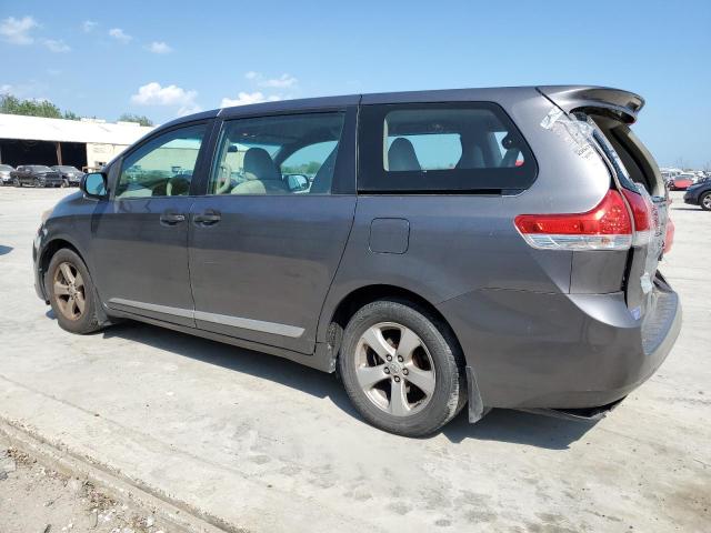 5TDZK3DCXBS117754 - 2011 TOYOTA SIENNA GRAY photo 2