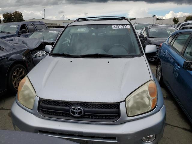 JTEHD20V446017154 - 2004 TOYOTA RAV4 SILVER photo 5