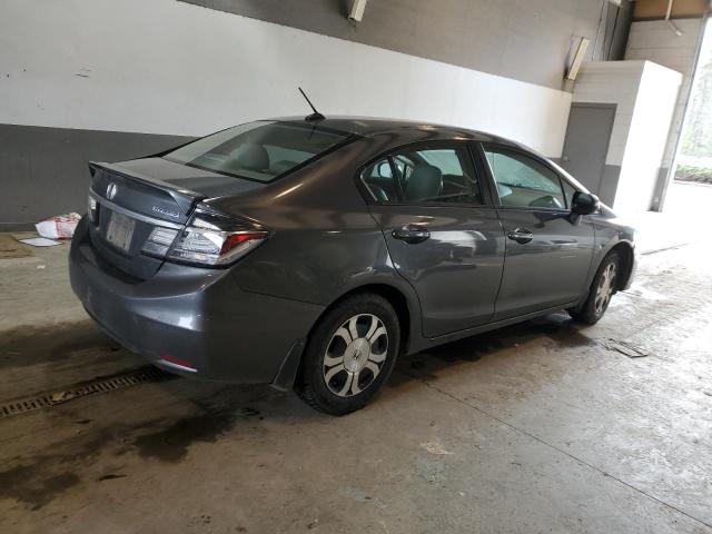 19XFB4F31DE001717 - 2013 HONDA CIVIC HYBRID L GRAY photo 3