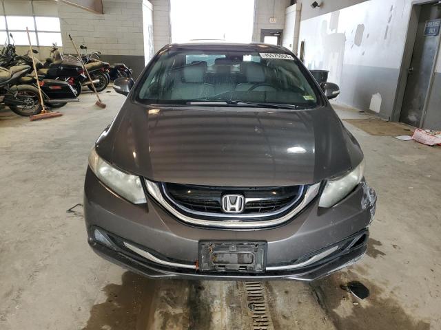 19XFB4F31DE001717 - 2013 HONDA CIVIC HYBRID L GRAY photo 5