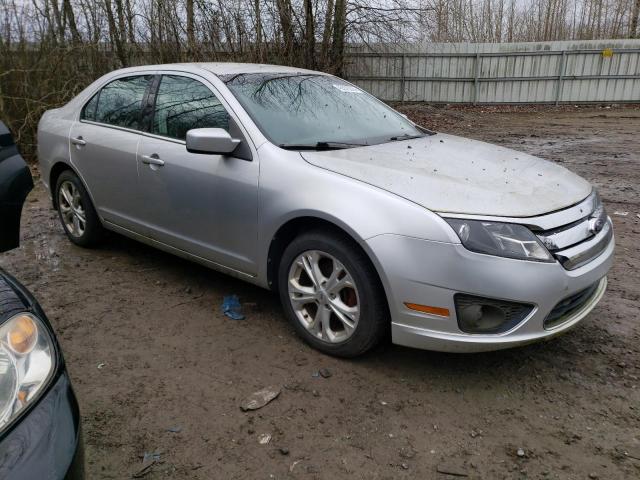 3FAHP0HG3CR342908 - 2012 FORD FUSION SE SILVER photo 4