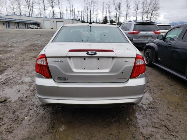 3FAHP0HG3CR342908 - 2012 FORD FUSION SE SILVER photo 6