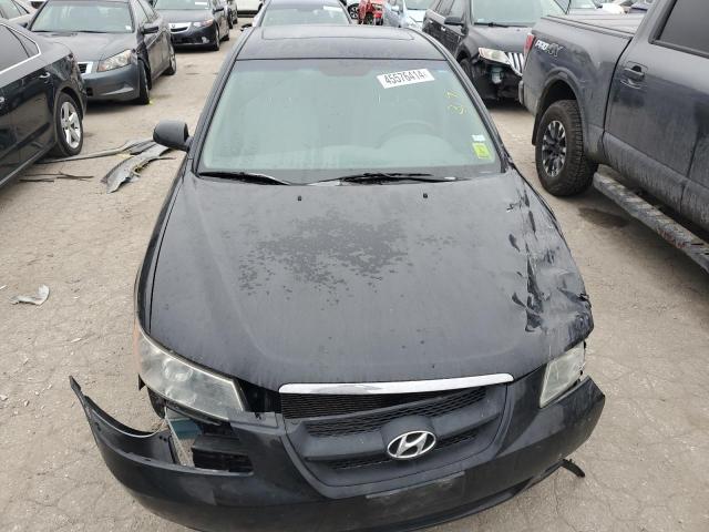 5NPET46F98H332761 - 2008 HYUNDAI SONATA GLS BLACK photo 5