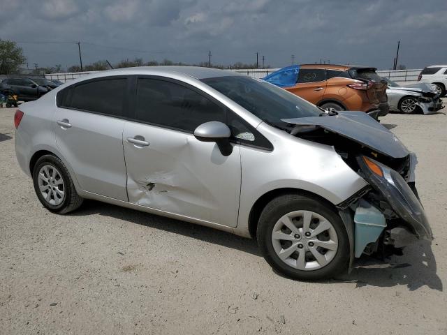 KNADM4A35D6293061 - 2013 KIA RIO LX SILVER photo 4