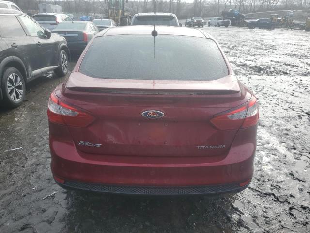 1FADP3J23EL357585 - 2014 FORD FOCUS TITANIUM RED photo 6