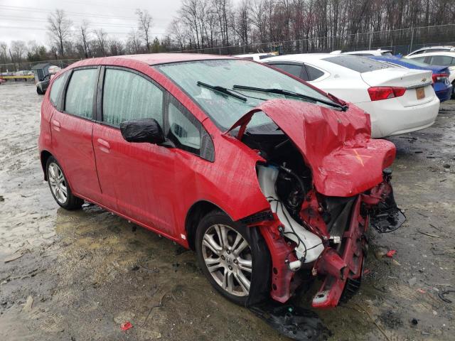 JHMGE8H58BC026604 - 2011 HONDA FIT SPORT RED photo 4