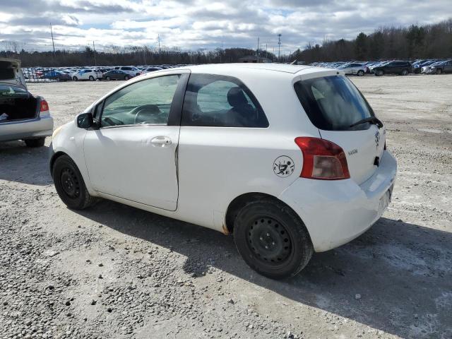 JTDJT923175066738 - 2007 TOYOTA YARIS WHITE photo 2