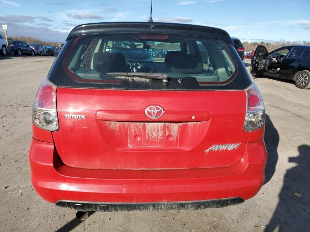 2T1KR32E57C648894 - 2007 TOYOTA COROLLA MA XR RED photo 6