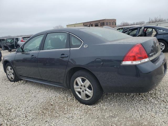 2G1WB57K591321535 - 2009 CHEVROLET IMPALA LS BLACK photo 2