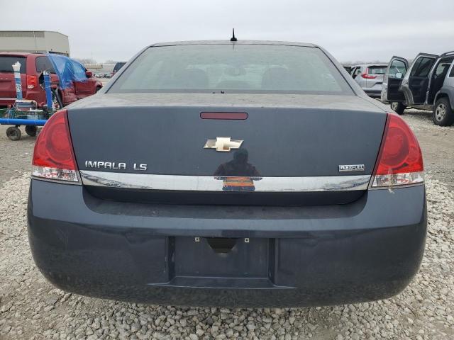 2G1WB57K591321535 - 2009 CHEVROLET IMPALA LS BLACK photo 6