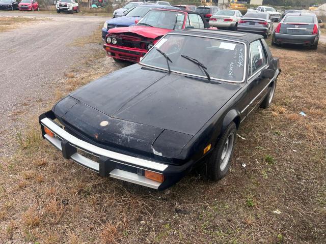 128AS0049501 - 1976 FIAT X 1/9 BLACK photo 2